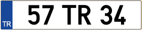 Truck License Plate